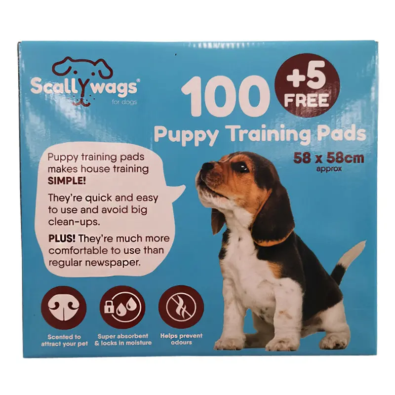 100-Count Puppy Training Pads with 5 Bonus Pads Included