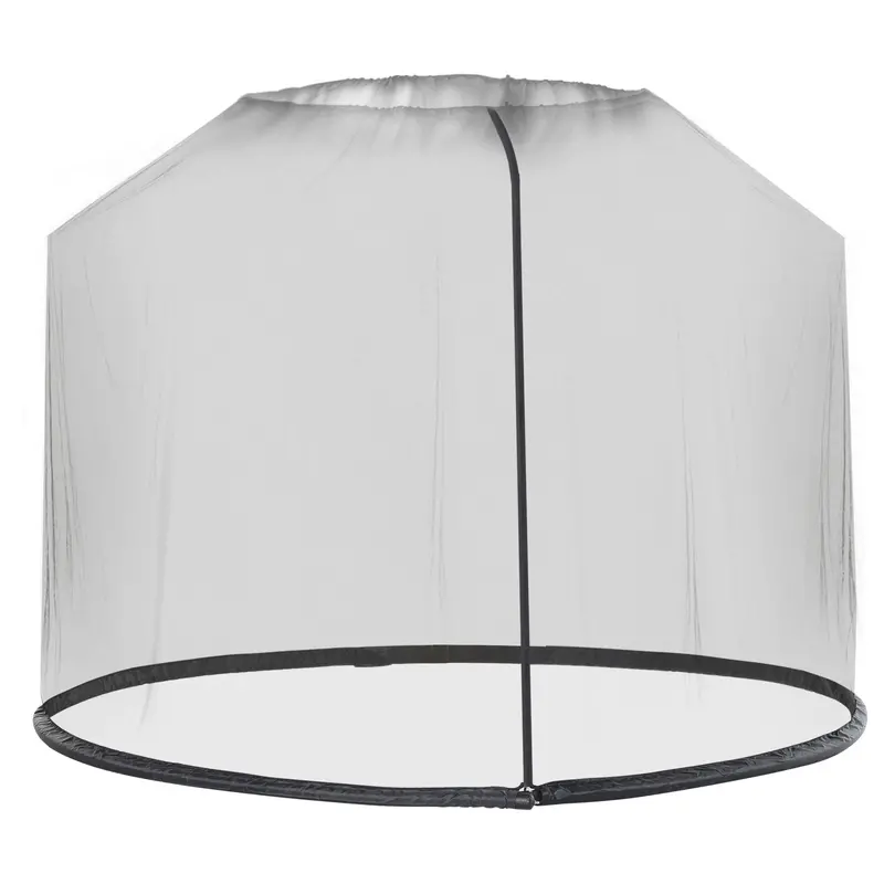 2.3 m Outdoor Patio Umbrella Screen with Mosquito Netting and Zipped Entry