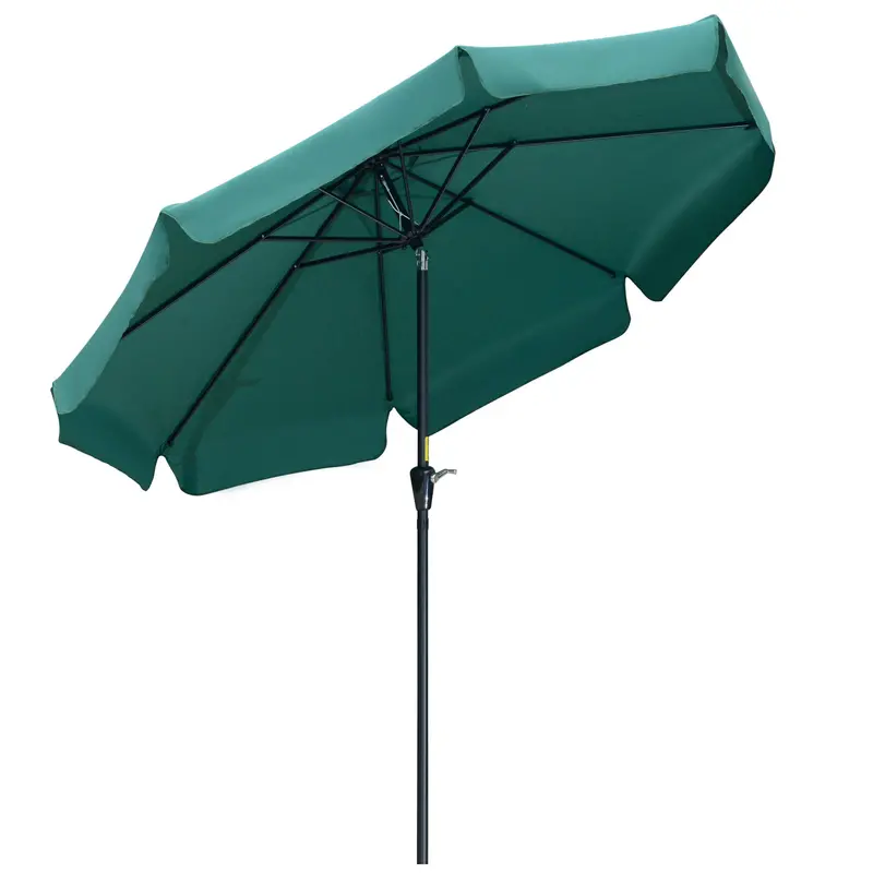 2.66m Ruffled Patio Umbrella – Premium Outdoor Shade for Tables and Decks