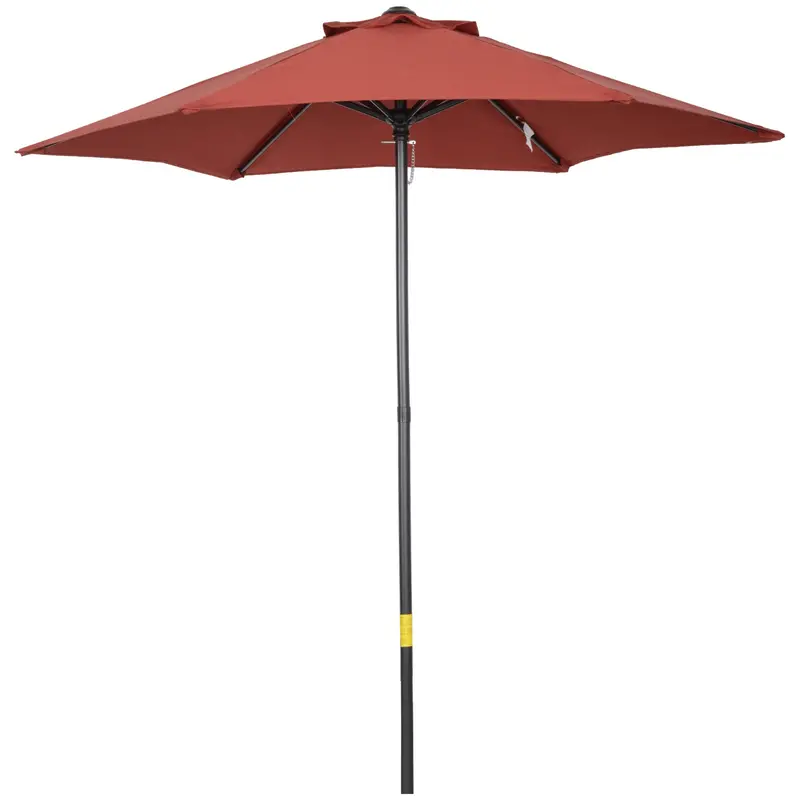 2m Outdoor Patio Umbrella – Lightweight Sun-Shading Parasol for Gardens