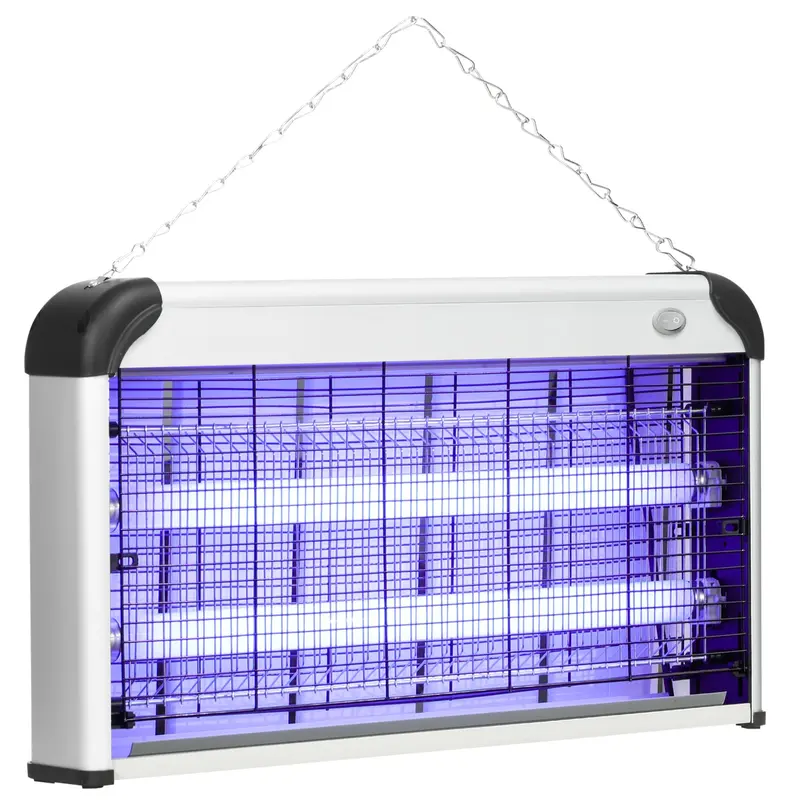 30W High-Coverage Electric Fly and Mosquito Killer – Wall- or Floor-Mountable Zapper