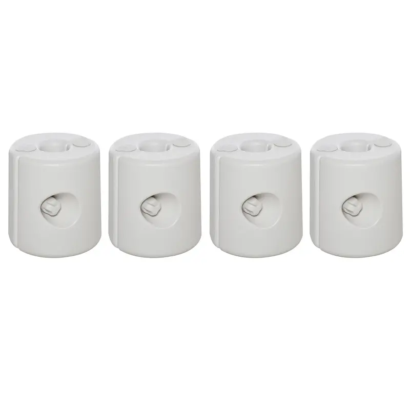 4-Piece Canopy Tent Weight System – Rapid-Clip Gazebo Anchors (Fillable with Sand/Water)