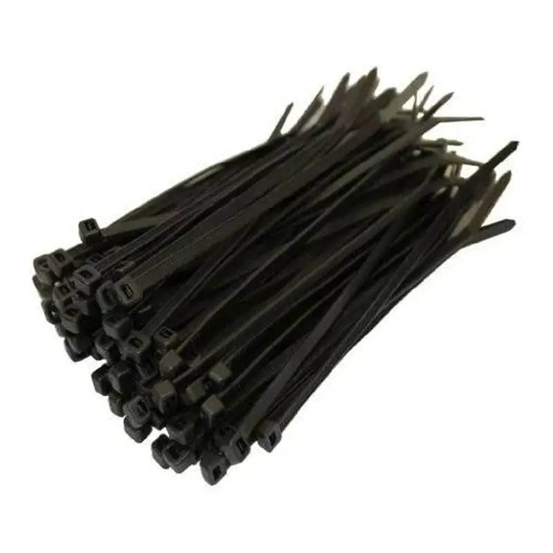 50-Pack Black Nylon Cable Ties – 12 Inch, 4.8mm Width