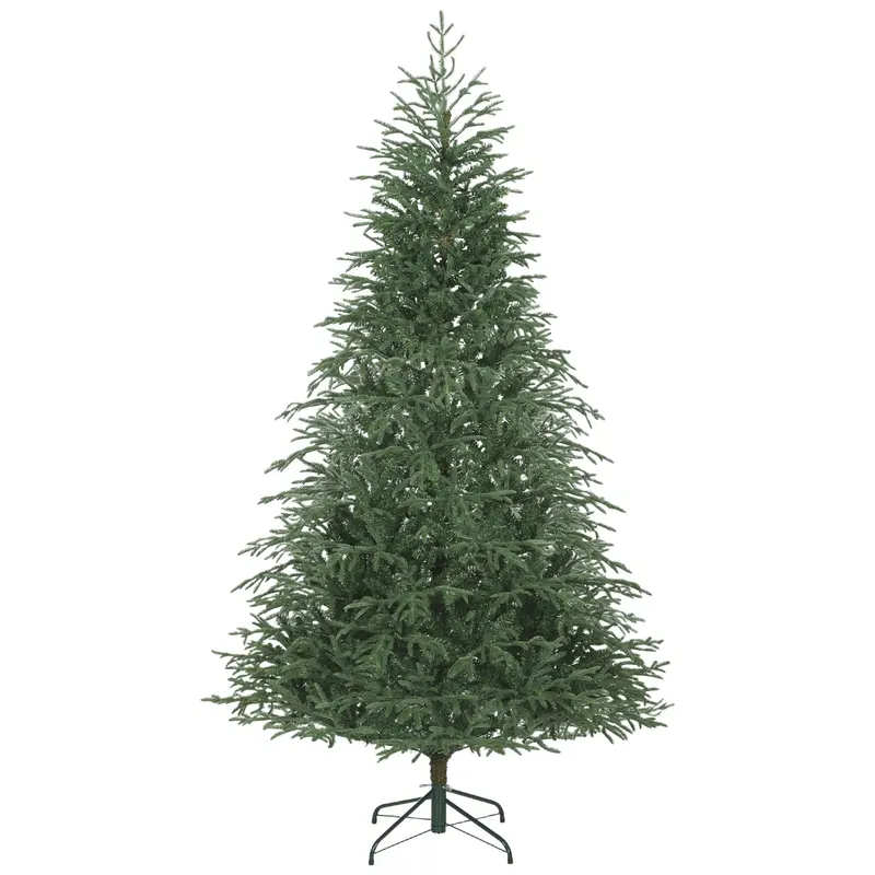 7-Foot Full Spruce Artificial Christmas Tree – Realistic Green, 2942 Tips