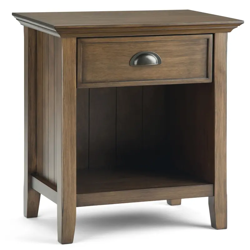Acadian Bedside Table – Artisan-Crafted Nightstand