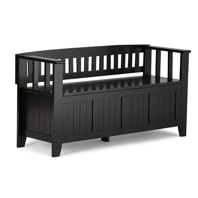 Acadian Entryway Bench with Hidden Storage Compartment