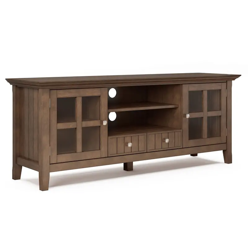 Acadian Rustic Natural Aged Brown TV Media Console