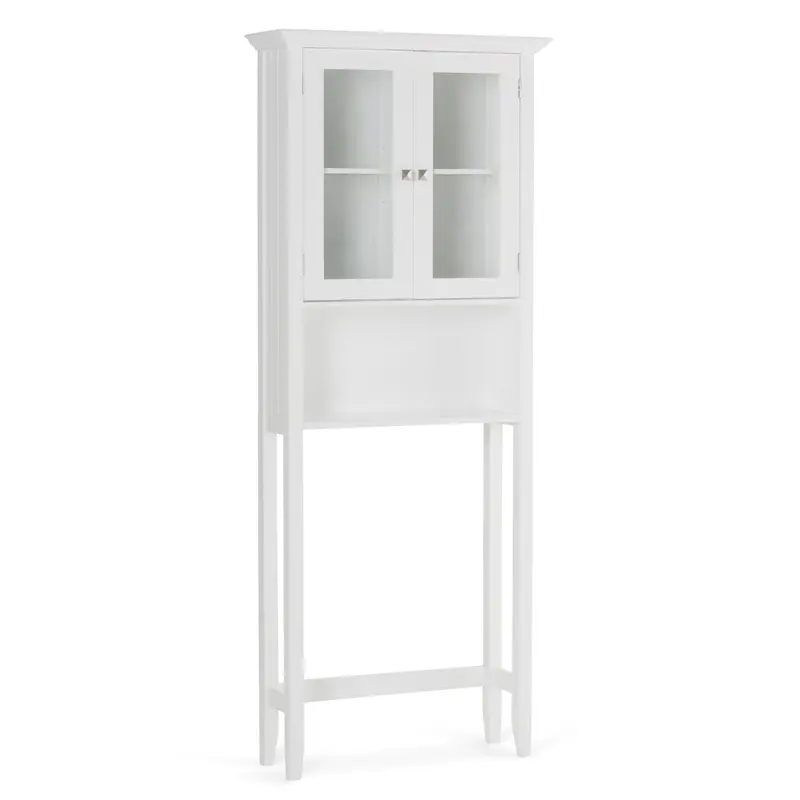 Acadian Space-Saving Wall Cabinet in Pure White