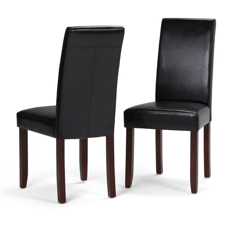 Acadian Upholstered Parson Dining Chairs (Set of 2)