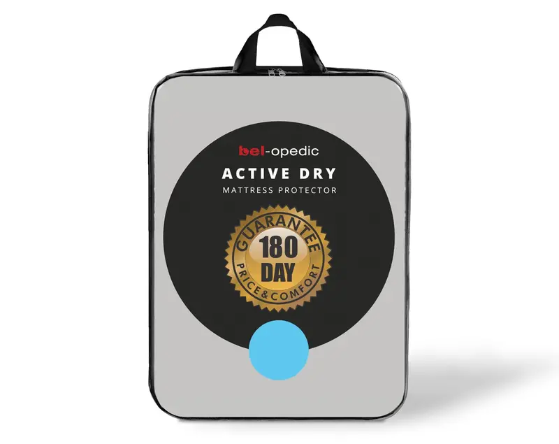 Active Dry Breathable Mattress Protector – Waterproof & Hypoallergenic