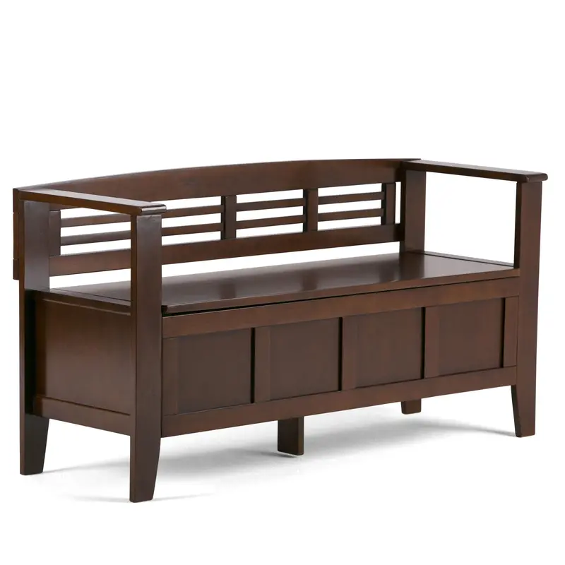 Adams Entryway Storage Bench – Handcrafted Wood Design