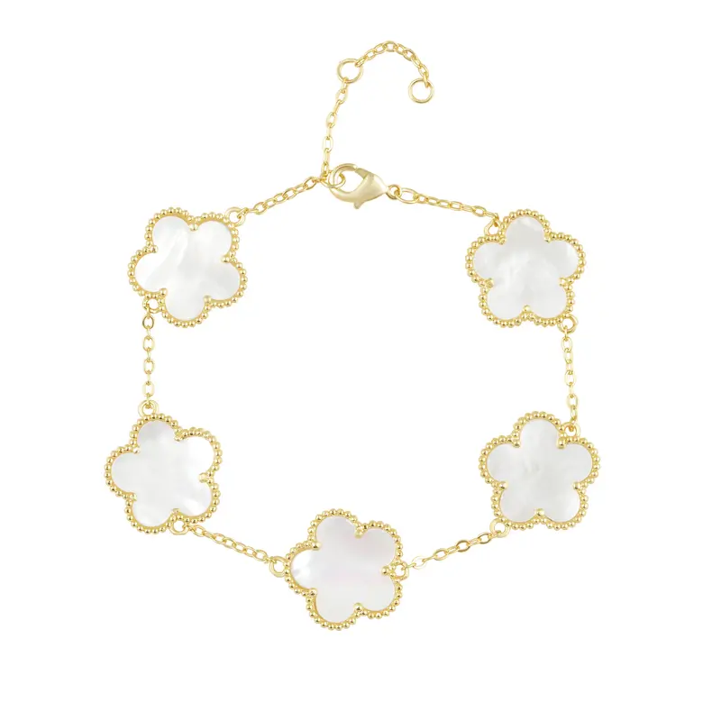 Adeline Clover Chain Bracelet