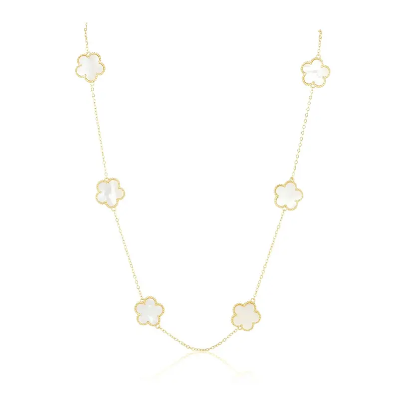 Adeline Clover Pendant Necklace