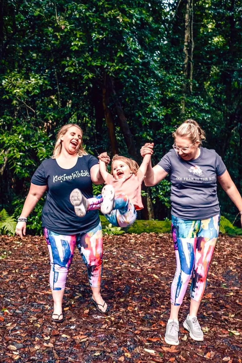 Adult ‘Kick Fear in the Butt’ Confidence Leggings