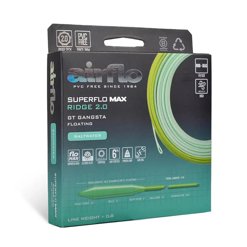Airflo Ridge 2.0 GT Gangsta Floating Line – Heavy-Duty Flats Taper