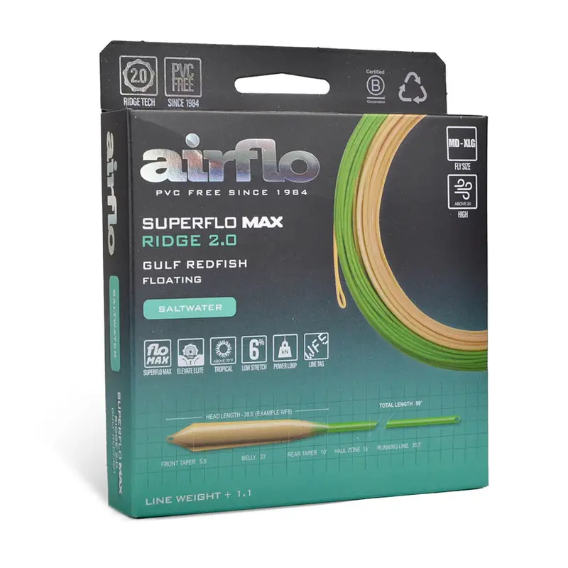 Airflo Superflo Max Ridge 2.0 Gulf Redfish Floating Line – Tropical Flats Specific