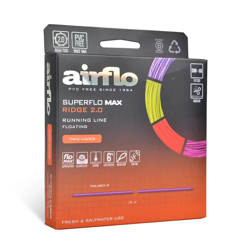 Airflo Superflo Max Ridge 2.0 Standard Running Line – Smooth Casting Performance