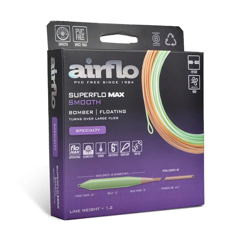 Airflo Superflo Max Smooth Bomber Line – Long-Distance Spey & Switch Casting
