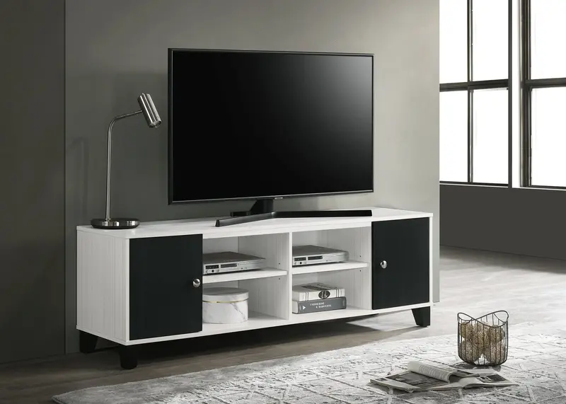 Akerson TV Stand – Compact Media Console in Neutral Tone