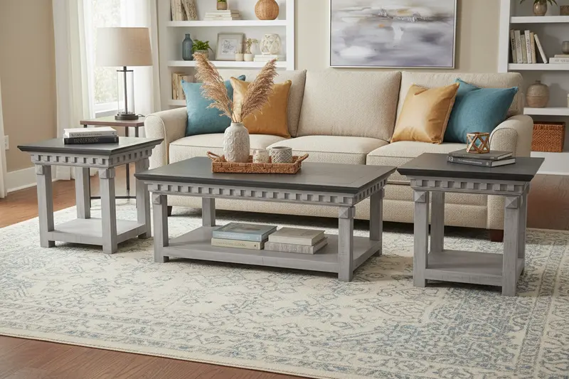 Alamo 3-Piece Coffee Table Collection