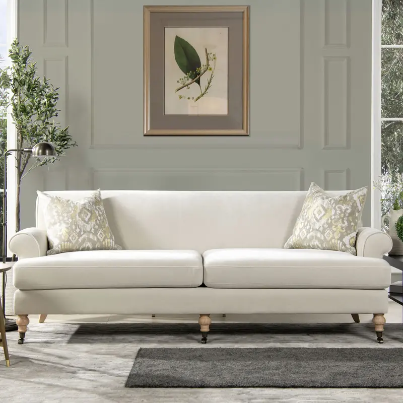 Alana Lawson Two-Cushion Tightback Upholstered Sofa