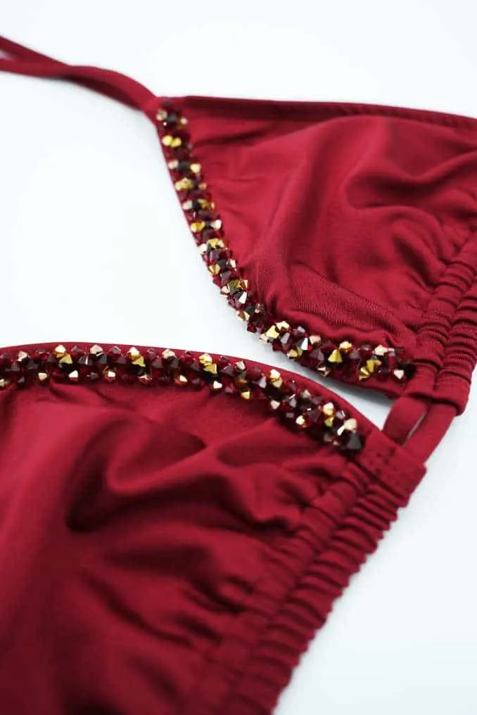 Alexa Triangle Bikini Top with Adjustable Straps
