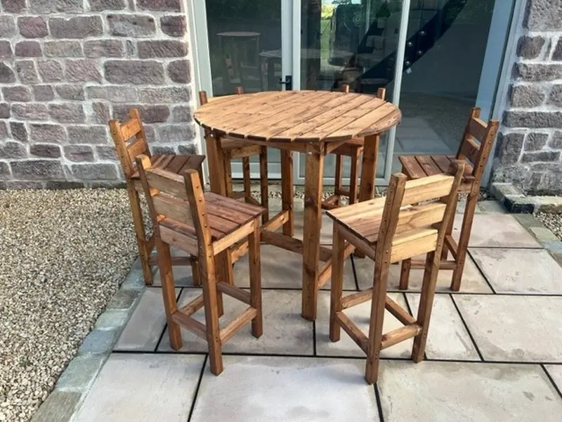 Alfresco 4-Person Garden Furniture Set by Charles Taylor – Outdoor Seating Collection