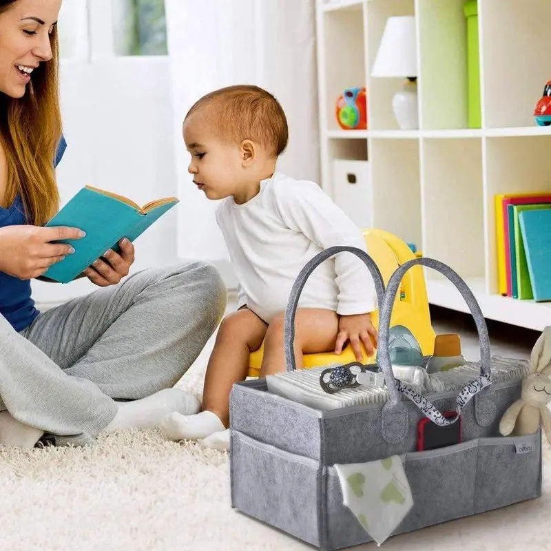 All-in-One Diaper Caddy Organizer for New Parents