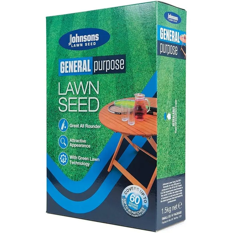 All-Purpose Lawn Seed – 1.5kg for 60m² Area