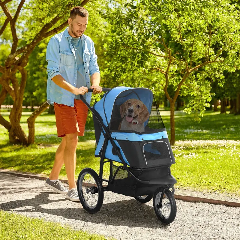 All-Terrain Pet Stroller – Jogging-Style Carrier for Medium-Sized Dogs or Cats