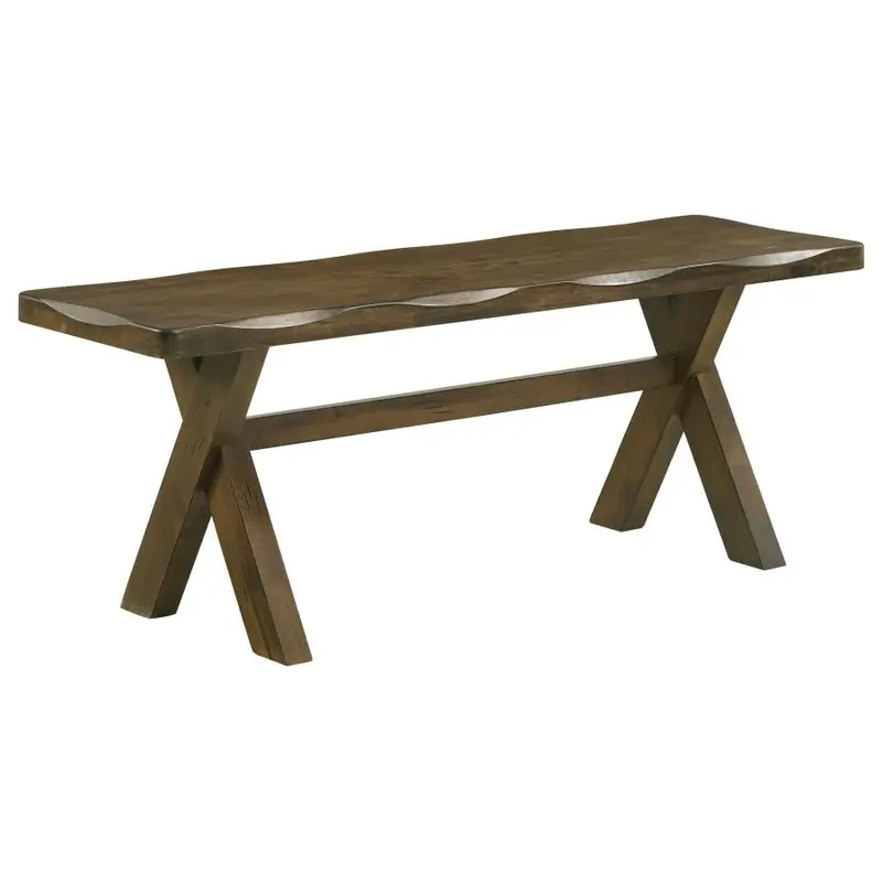 Alston Knotty Nutmeg Wood Dining Bench