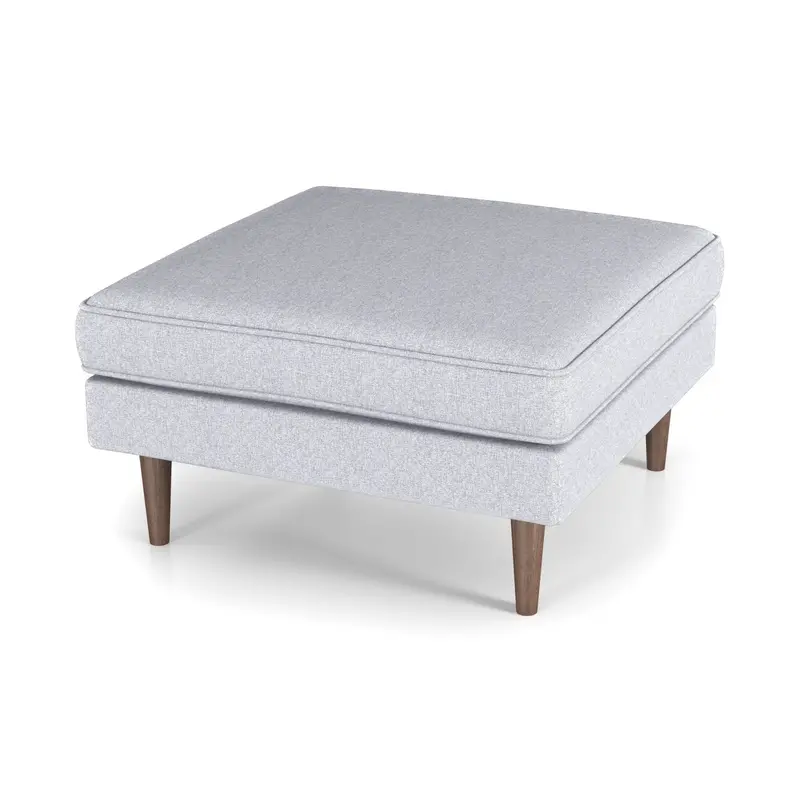 Amber Square Ottoman – Stylish Upholstered Footrest and Extra Seating