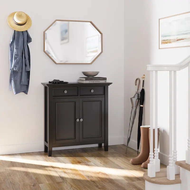 Amherst Compact Storage Cabinet with Soft-Close Doors