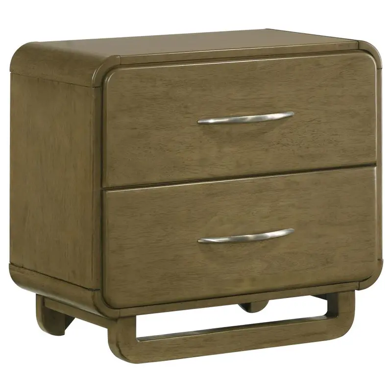 Amsbury Nutmeg 2-Drawer Nightstand
