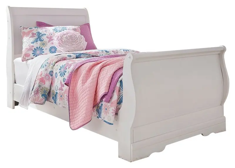 Anarasia Elegant Sleigh Bed