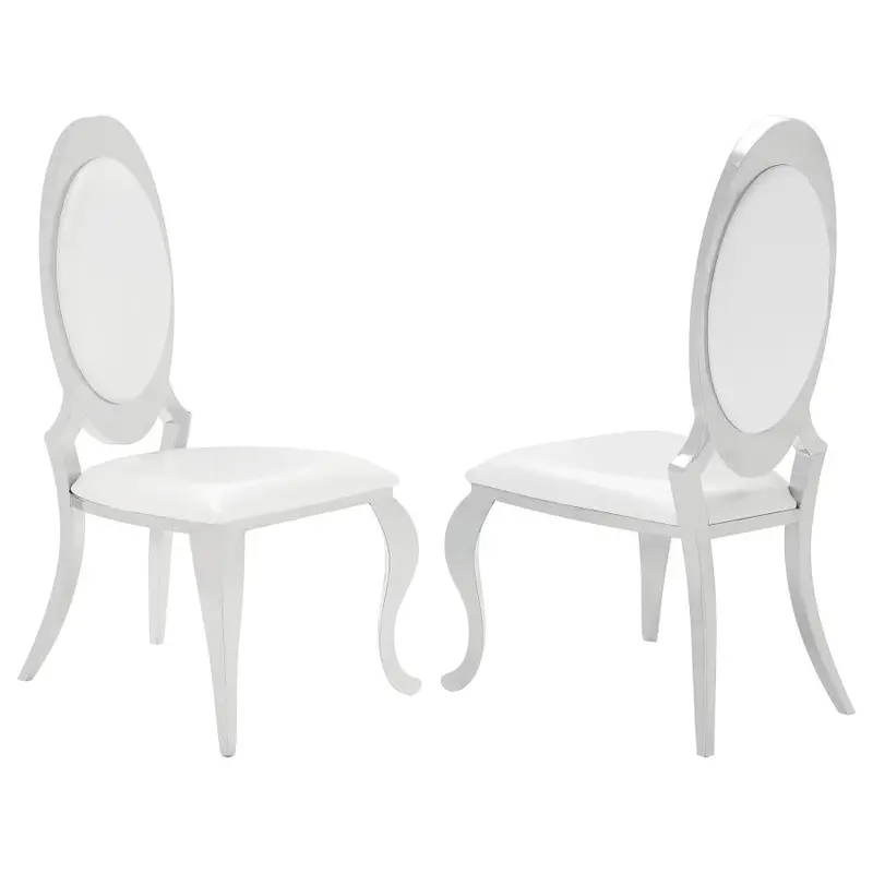 Anchorage Cream Upholstered Dining Chairs (2-Pack)