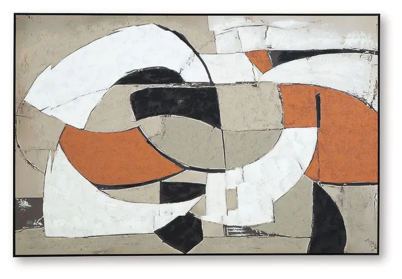 Anchorstone Multi-Color Wall Art – Abstract Canvas Print with Vibrant Palette