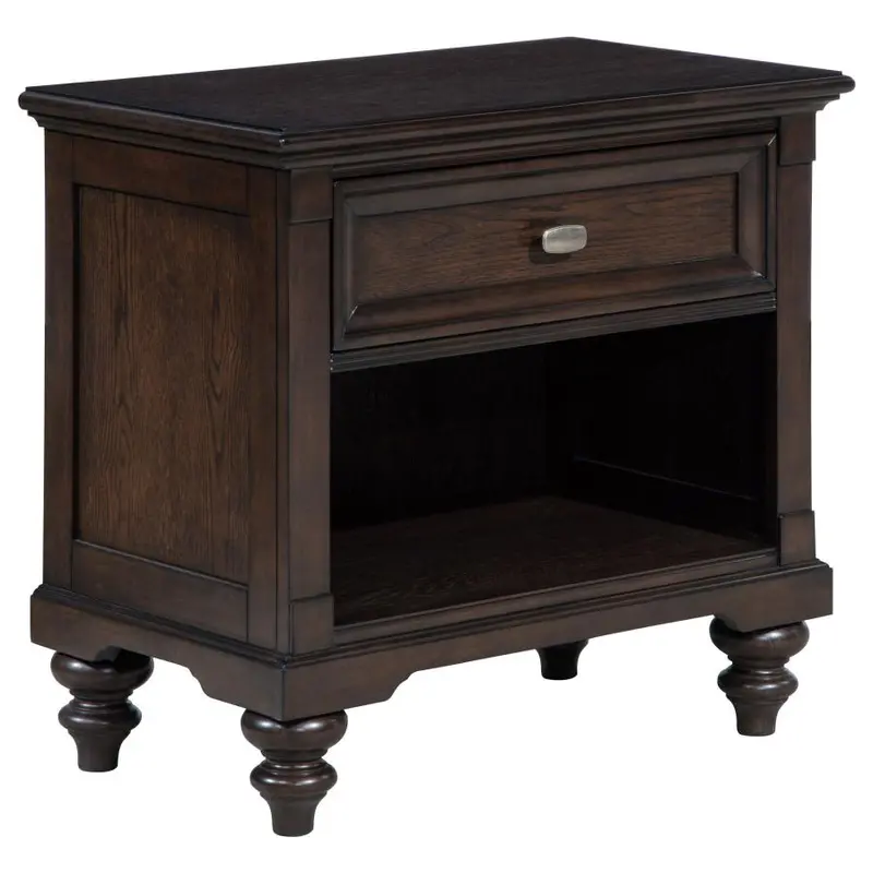 Andover Dark Oak 1-Drawer Nightstand