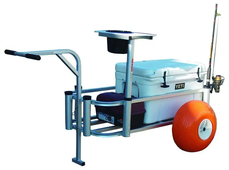 Angler’s Fish N Mate Senior Beach Fishing Cart with Balloon Tires