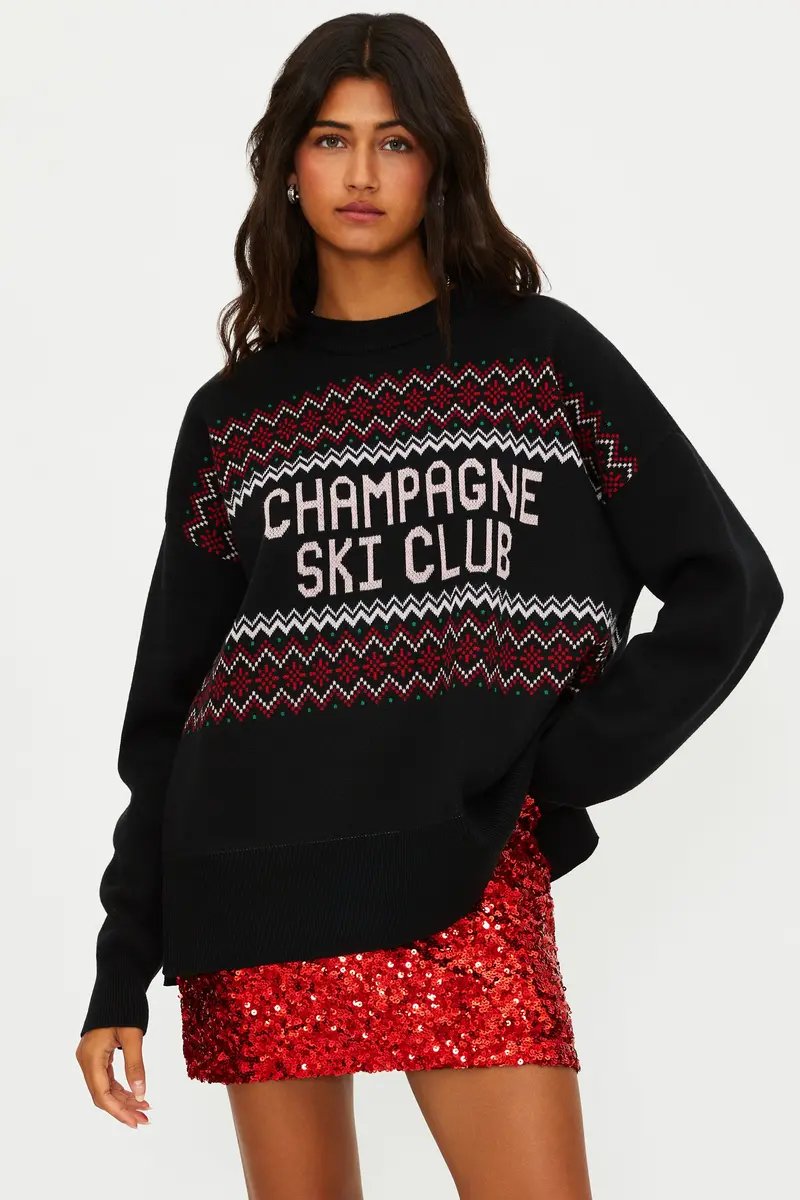 Anthropologie x Beach Riot Callie Fairisle Sweater in Champagne – Cheers Line