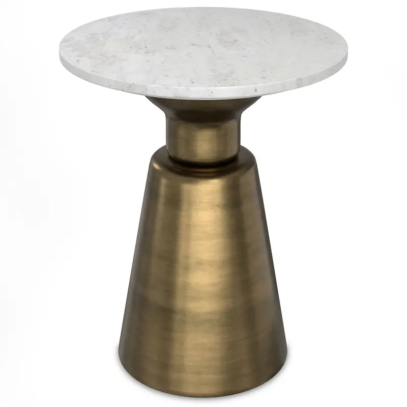 Antique Brass Side Table – Leyla Collection