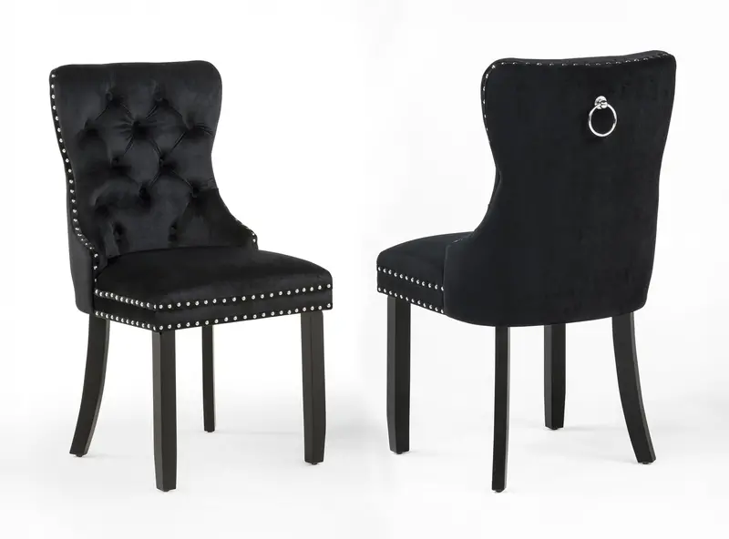 Arabella Velvet Accent Chair in Rich Tone