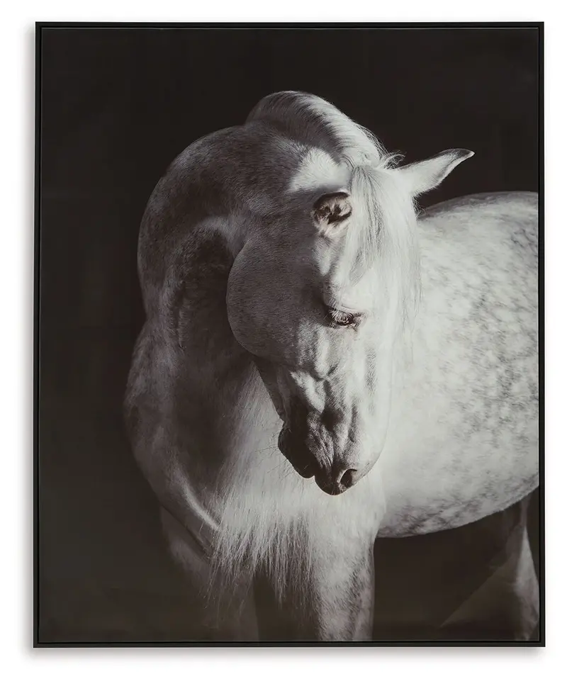 Archerwick High-Contrast Black-and-White Wall Art Print