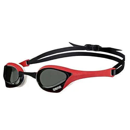 Arena Cobra Ultra Swimming Goggles – Smoke, Red, White