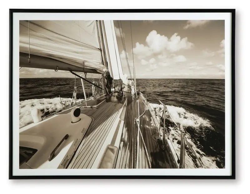 Arlanford Sepia Wall Art – Classic Monochrome Framed Print for Gallery Walls