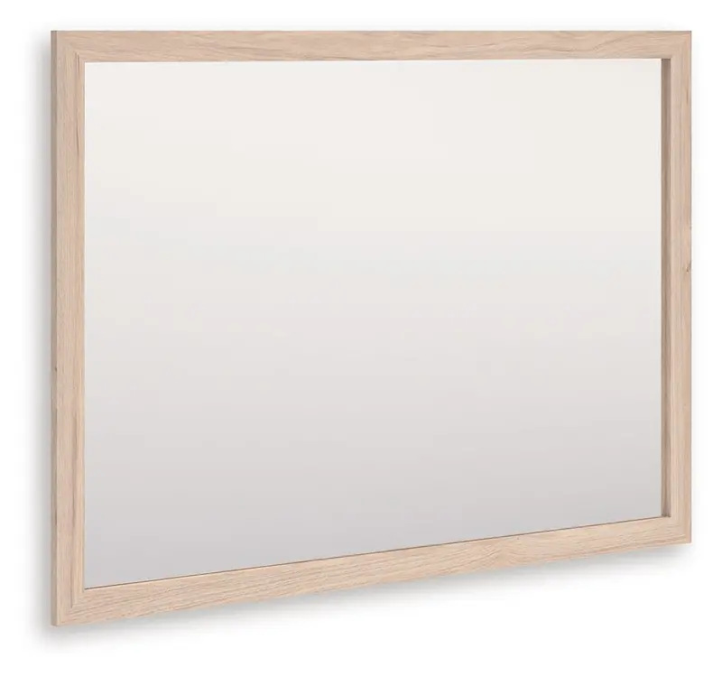 Arloster Tan-Finished Bedroom Mirror