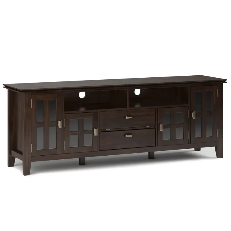 Artisan TV Media Stand – Tobacco Brown Wood Tone