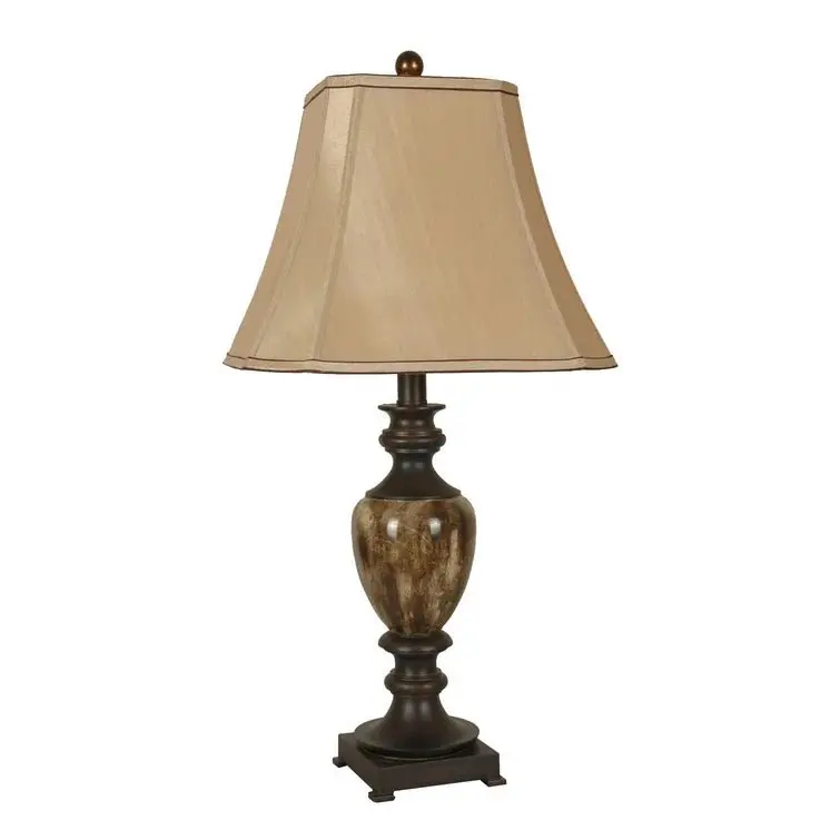 Ashbrook Resin Table Lamp Duo with Contemporary Base