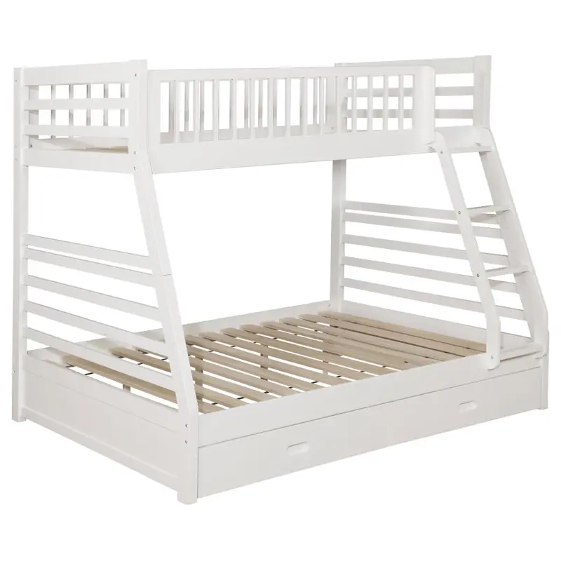 Ashton 2-Drawer Wood Bunk Bed – Functional Twin-Over-Twin with Built-In Storage
