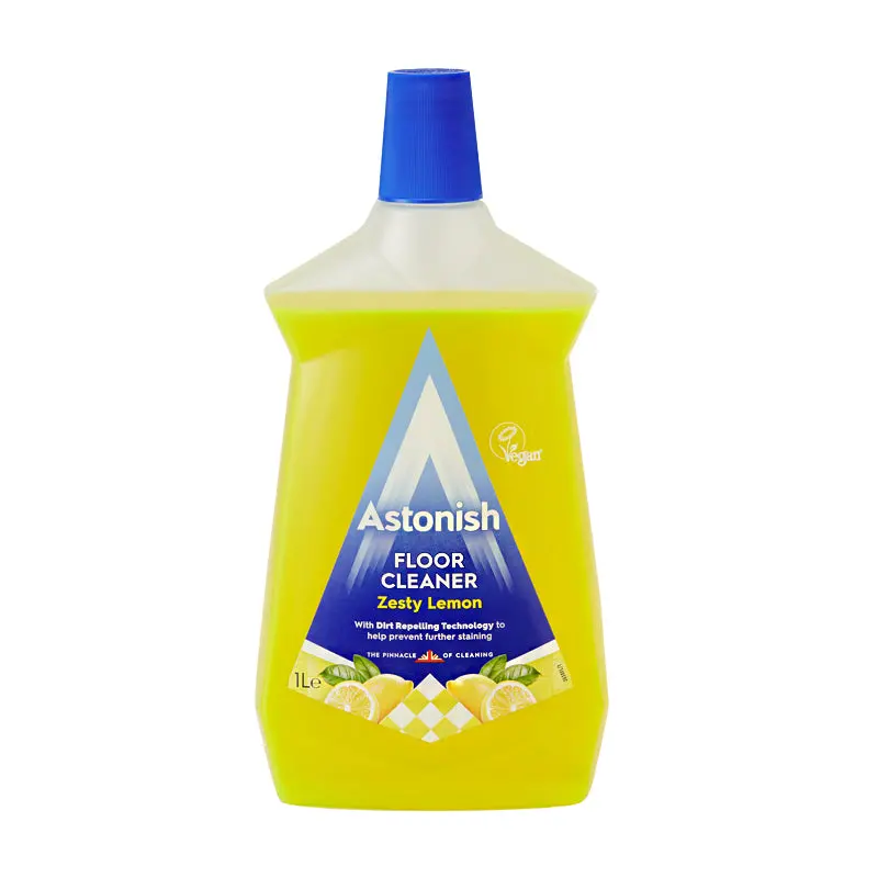 Astonish Zesty Lemon Floor Cleaner – 1-Litre Refillable Bottle